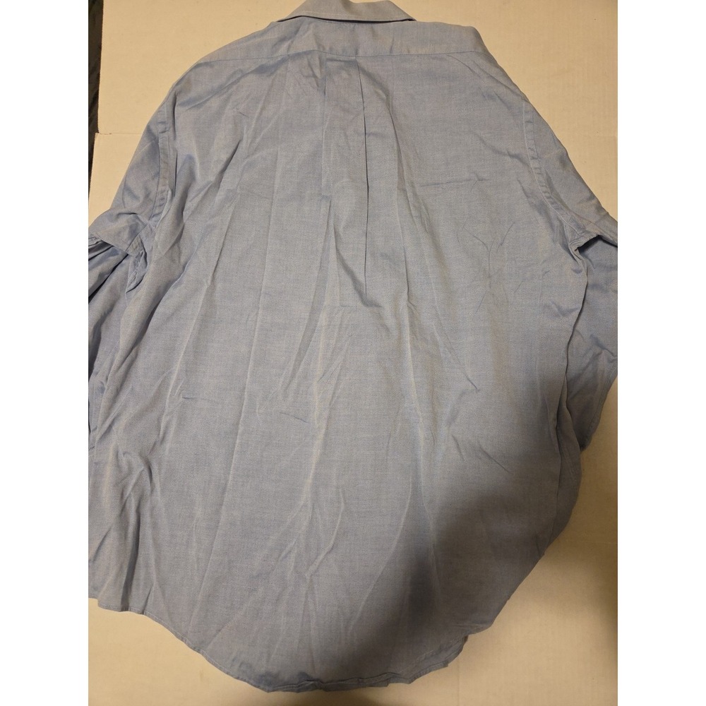 Brooks Brothers Dress Shirt Long Sleeve 16.5  Madison Button‎ Up Non Iron Blue - Picture 5 of 5